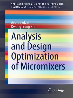 cover image of Analysis and Design Optimization of Micromixers